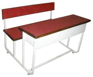 Dual Desk with Shelf Manufacturers in Bastar